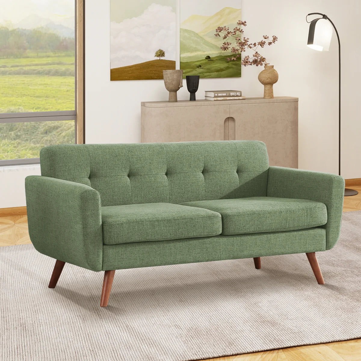 Upholstered sofa
