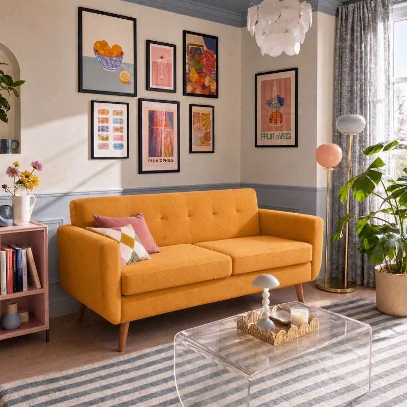 Upholstered sofa